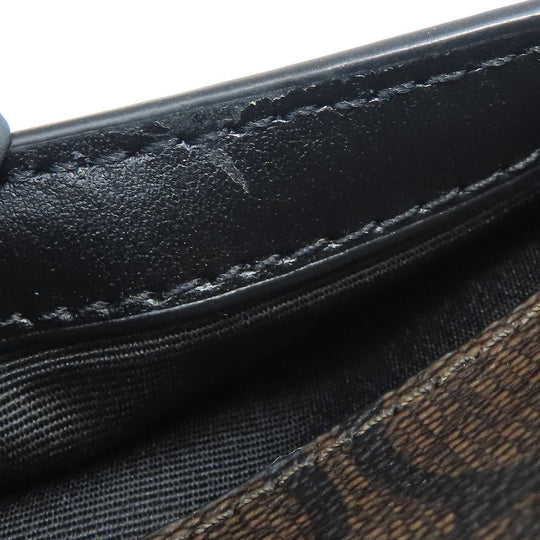 COACH Shoulder Bag C9926 Leather, PVC coated canvas black Signature Mini Jamie Women Used Authentic