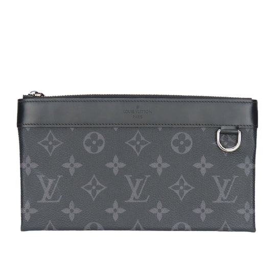 LOUIS VUITTON Pouch M44323 Monogram Eclipse black Pochette Discovery PM unisex(Unisex) Used Authentic