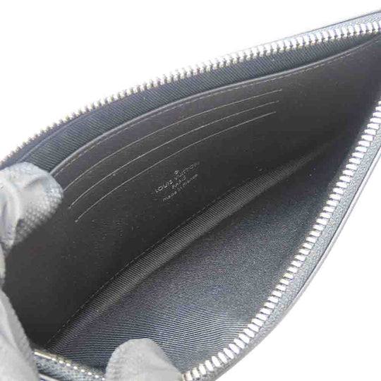 LOUIS VUITTON Pouch M44323 Monogram Eclipse black Pochette Discovery PM unisex(Unisex) Used Authentic