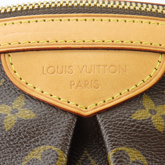 LOUIS VUITTON Handbag M40144 Monogram Brown Tivoli PM Women Used Authentic