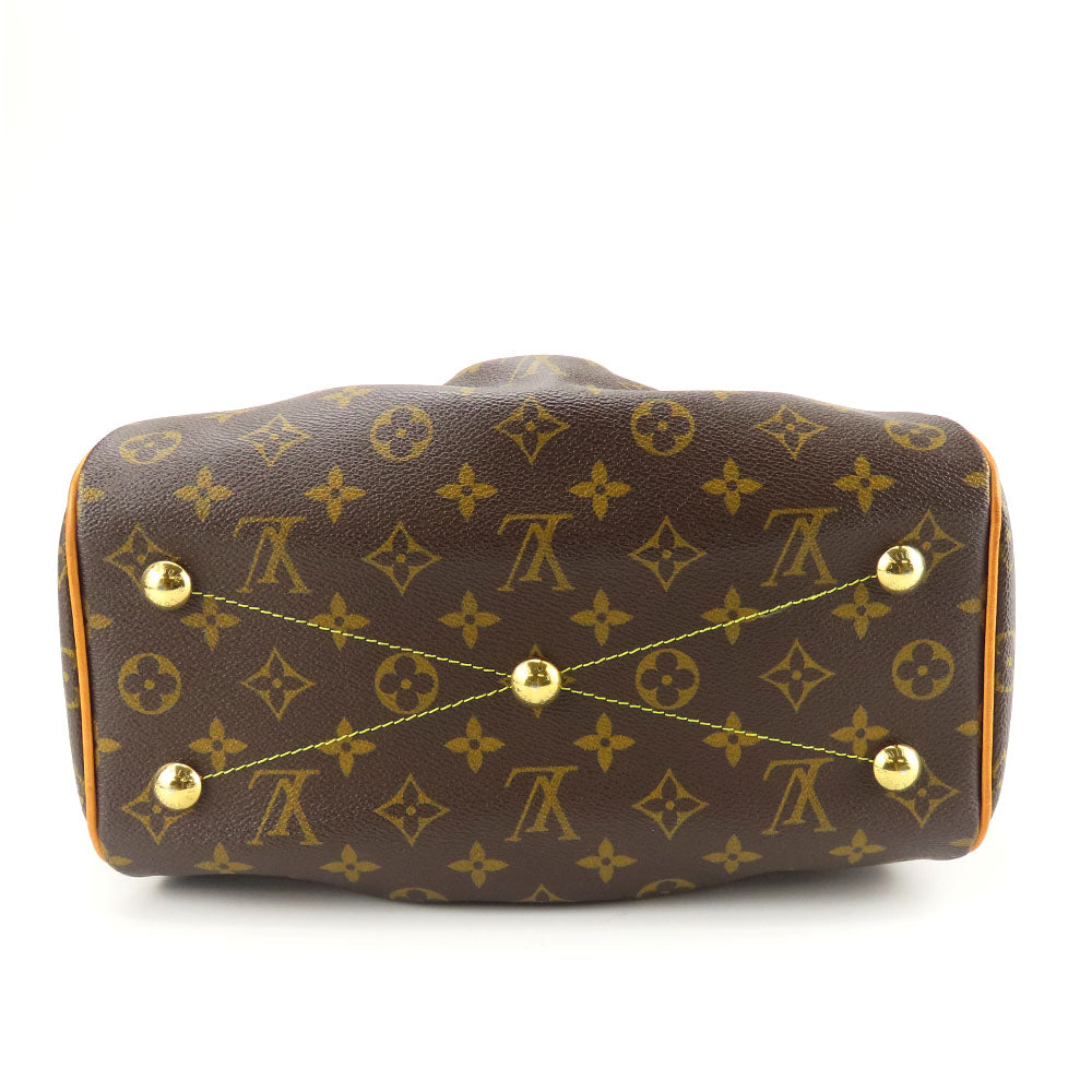LOUIS VUITTON Handbag M40144 Monogram Brown Tivoli PM Women Used Authentic