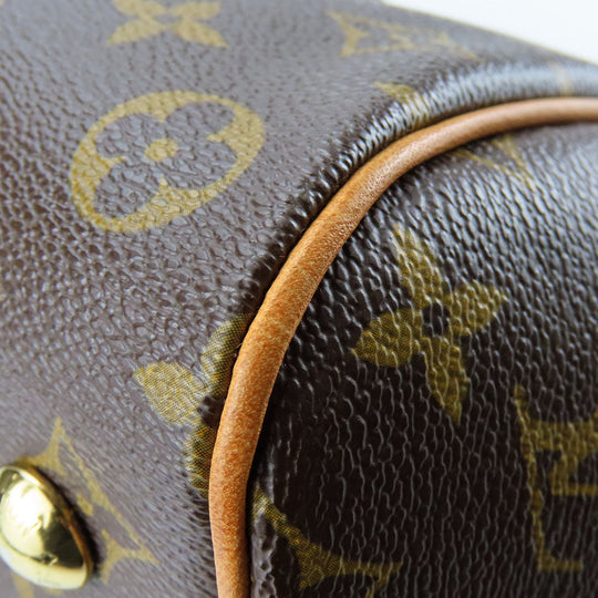 LOUIS VUITTON Handbag M40144 Monogram Brown Tivoli PM Women Used Authentic