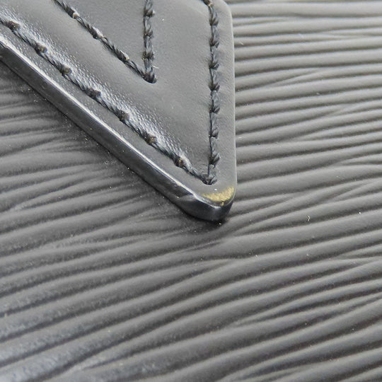 LOUIS VUITTON Tote Bag M52272 Epi Leather black Sun jack Women Used Authentic