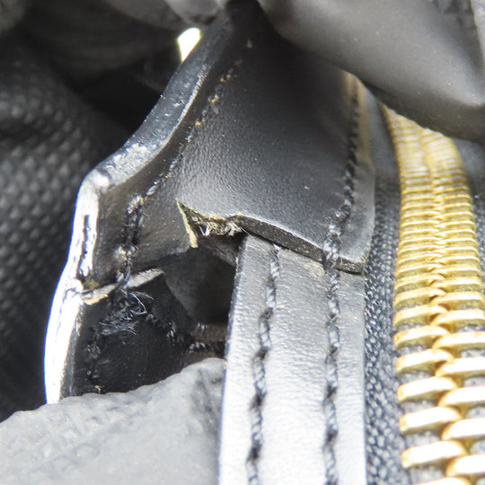 LOUIS VUITTON Tote Bag M52272 Epi Leather black Sun jack Women Used Authentic