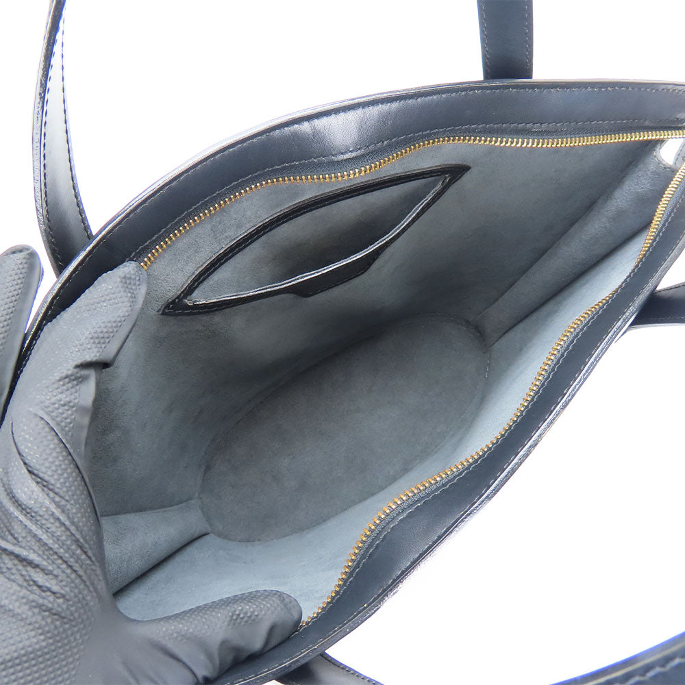 LOUIS VUITTON Tote Bag M52272 Epi Leather black Sun jack Women Used Authentic