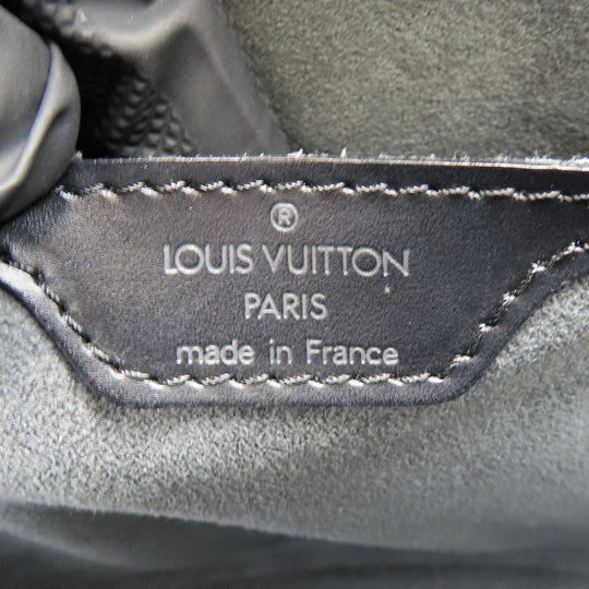 LOUIS VUITTON Tote Bag M52272 Epi Leather black Sun jack Women Used Authentic