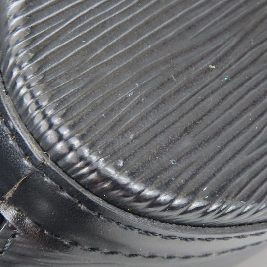 LOUIS VUITTON Tote Bag M52272 Epi Leather black Sun jack Women Used Authentic