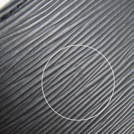 LOUIS VUITTON Tote Bag M52272 Epi Leather black Sun jack Women Used Authentic