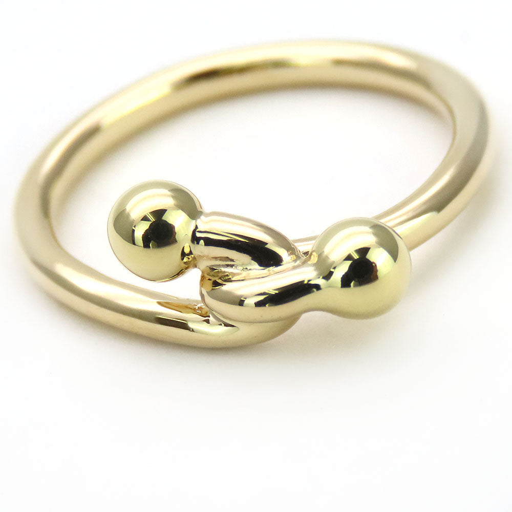 TIFFANY&Co. Ring K18 yellow gold Yellow Gold Love knot Women Used Authentic