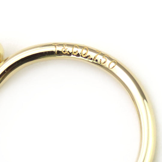 TIFFANY&Co. Ring K18 yellow gold Yellow Gold Love knot Women Used Authentic