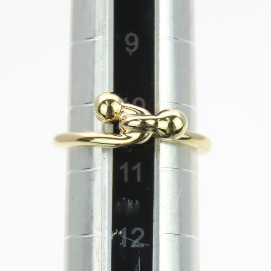 TIFFANY&Co. Ring K18 yellow gold Yellow Gold Love knot Women Used Authentic