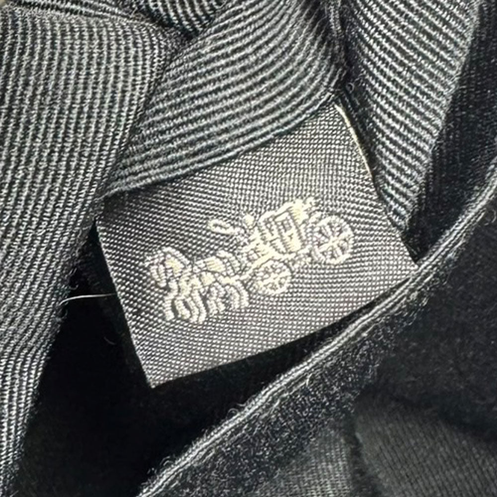 COACH Shoulder Bag F50715 PVC, Leather beige mens Used Authentic