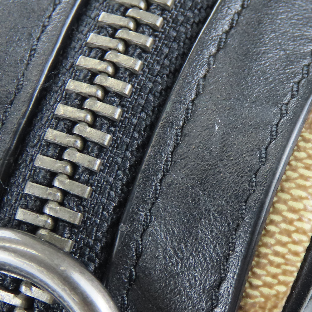 COACH Shoulder Bag F50715 PVC, Leather beige mens Used Authentic