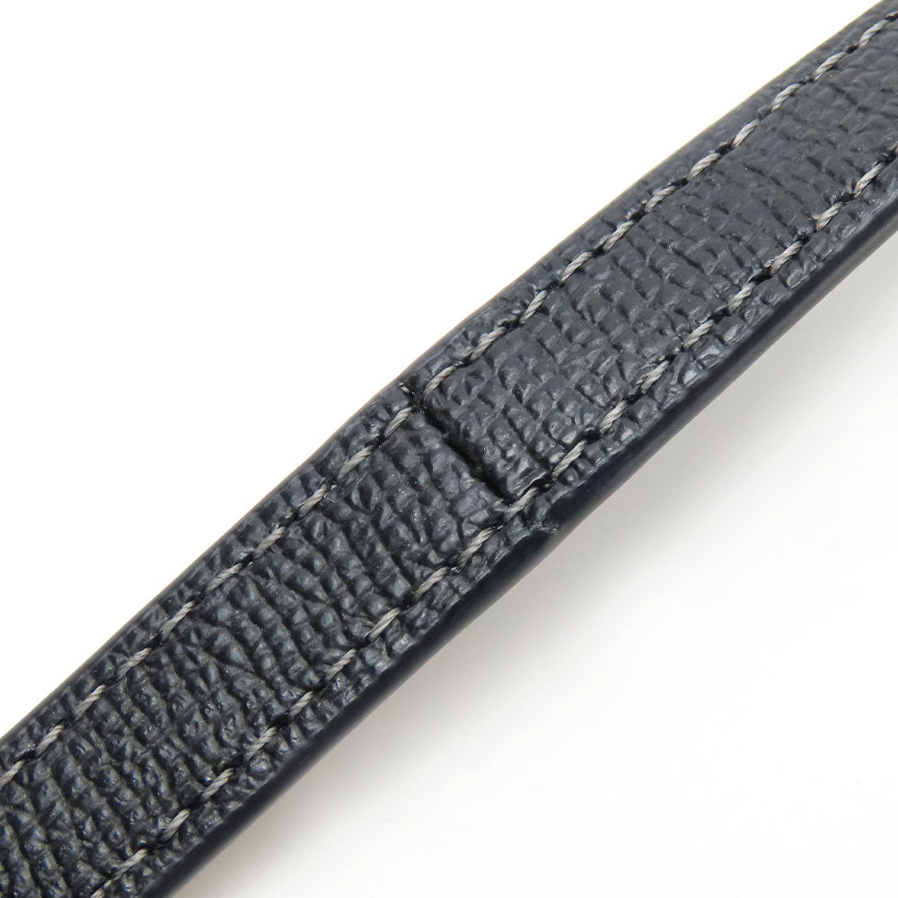 COACH Shoulder Bag CE871 leather black Women Used Authentic