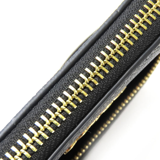 COACH Shoulder Bag CE871 leather black Women Used Authentic