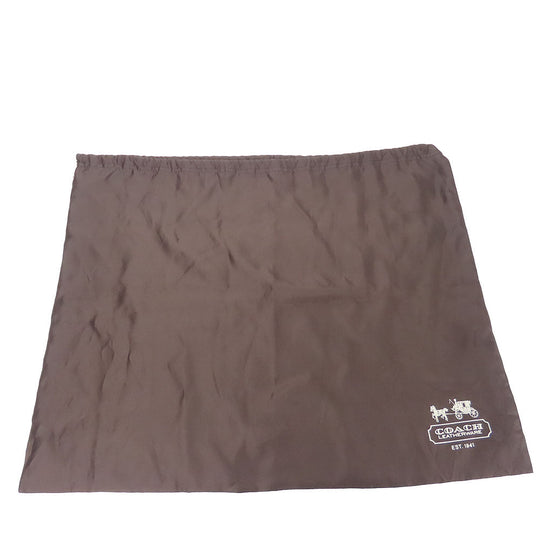 COACH Shoulder Bag CE871 leather black Women Used Authentic