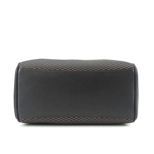 COACH Handbag F57242 Leather, Canvas black Women Used Authentic