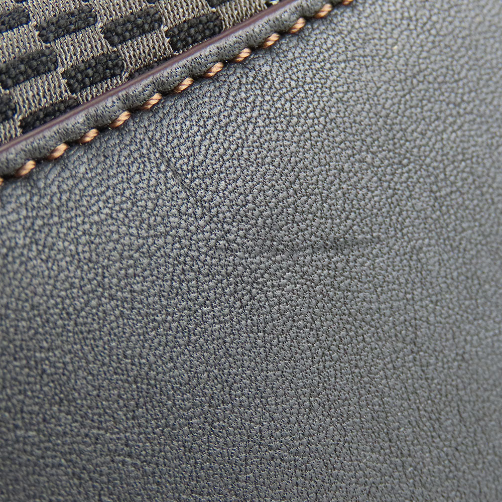 COACH Handbag F57242 Leather, Canvas black Women Used Authentic