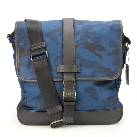 COACH Shoulder Bag F71662 Nylon blue