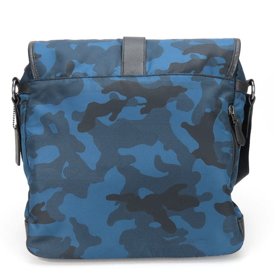 COACH Shoulder Bag F71662 Nylon blue