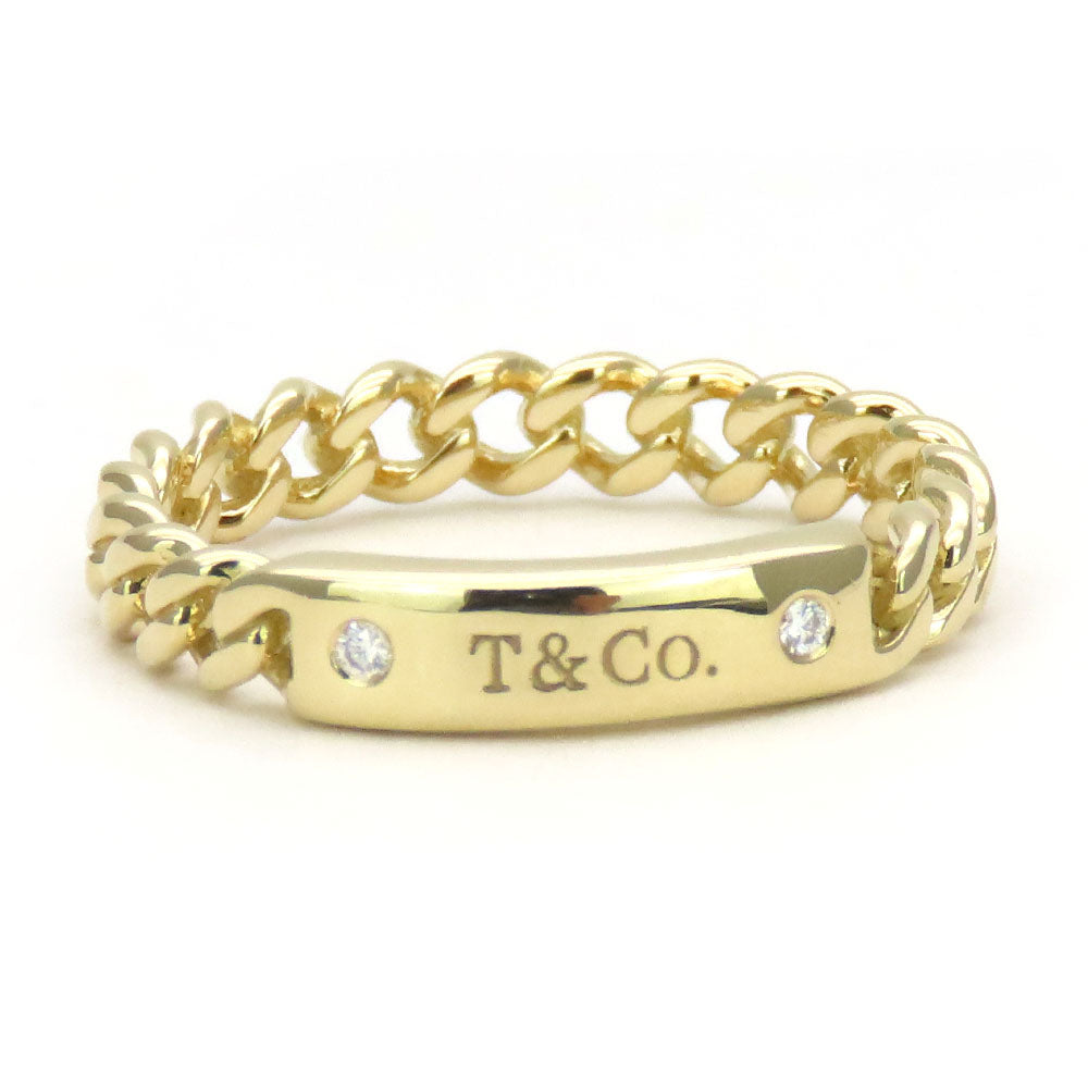 TIFFANY&Co. Ring K18 yellow gold Yellow Gold micro link