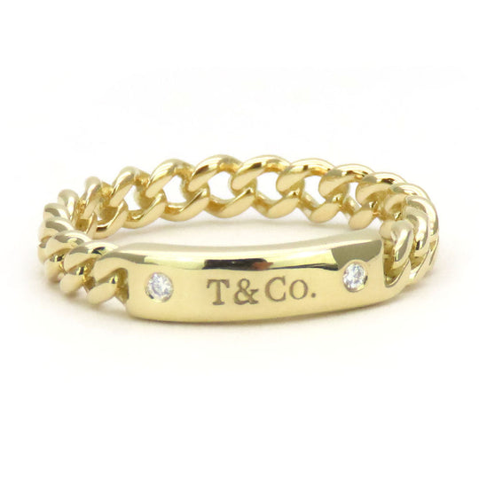 TIFFANY&Co. Ring K18 yellow gold Yellow Gold micro link