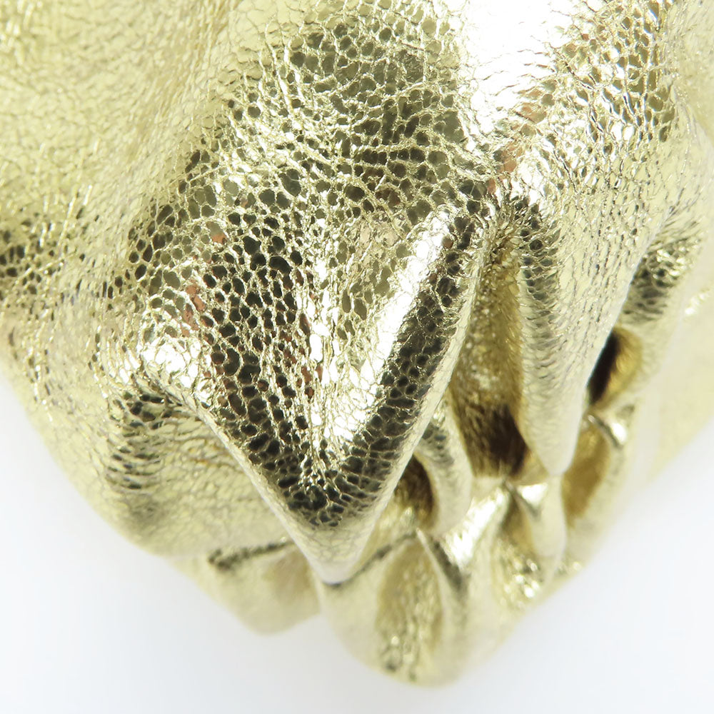 COACH Tote Bag 13820 leather gold Poppy Women Used Authentic