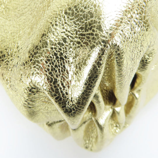 COACH Tote Bag 13820 leather gold Poppy Women Used Authentic