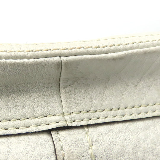 COACH Tote Bag 11843 leather white Women Used Authentic