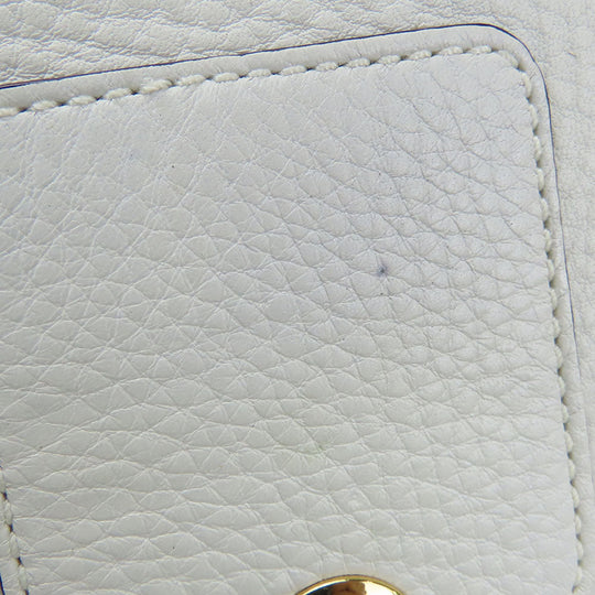 COACH Tote Bag 11843 leather white Women Used Authentic