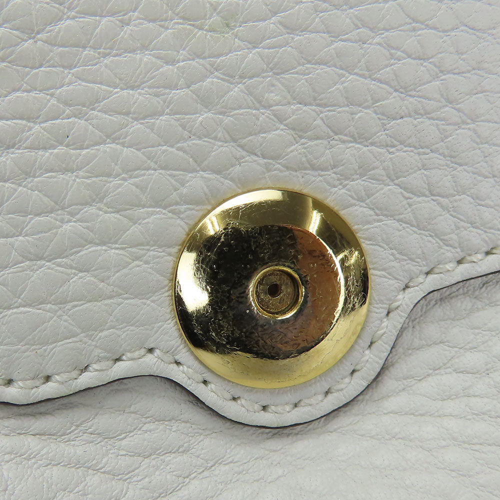 COACH Tote Bag 11843 leather white Women Used Authentic