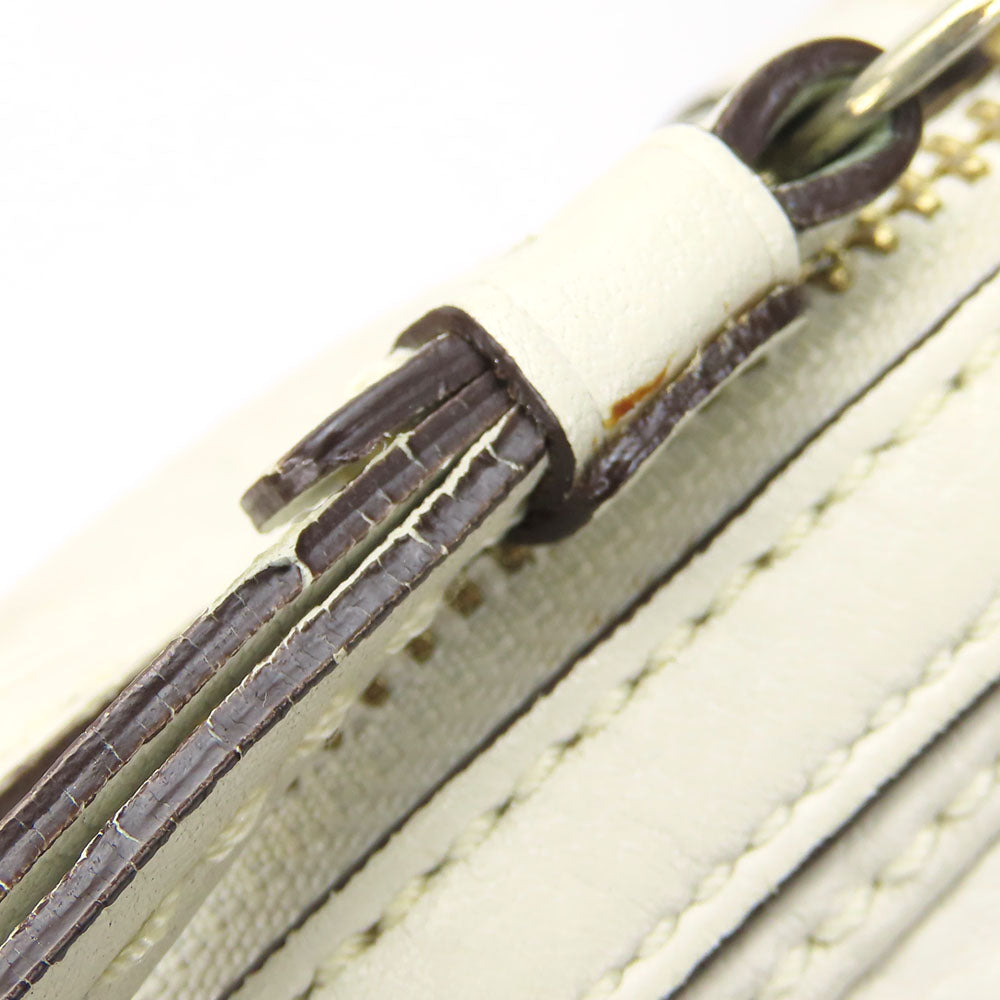 COACH Tote Bag 11843 leather white Women Used Authentic