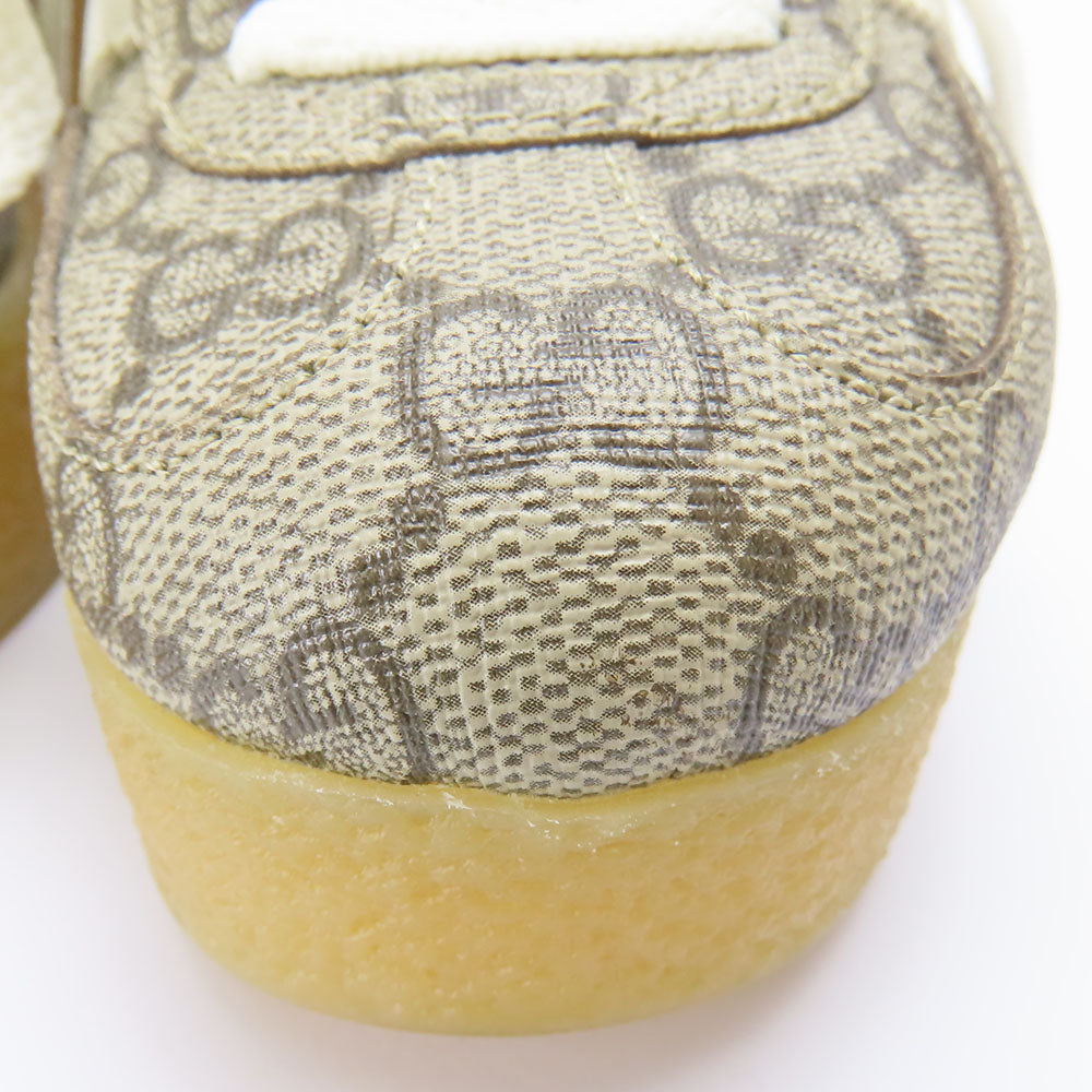 GUCCI sneakers 725655 GG Supreme canvas, leather beige Adidas Gajeel Women 34 Used Authentic