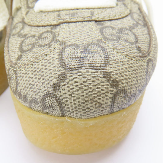 GUCCI sneakers 725655 GG Supreme canvas, leather beige Adidas Gajeel Women 34 Used Authentic