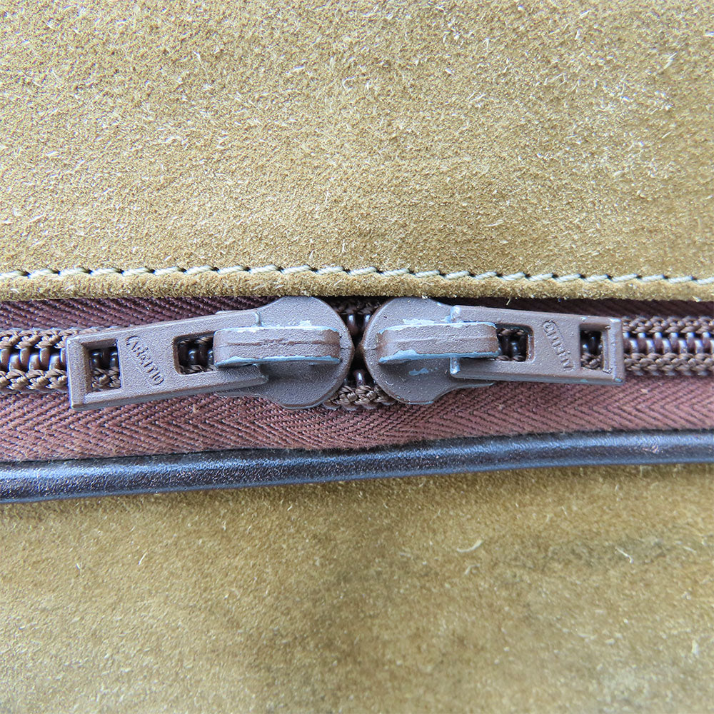 LOEWE Business bag leather Brown mens Used Authentic