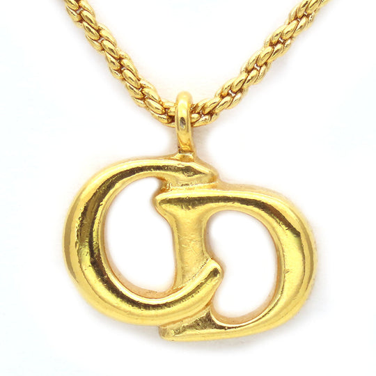 Christian Dior Necklace metal gold Women Used Authentic