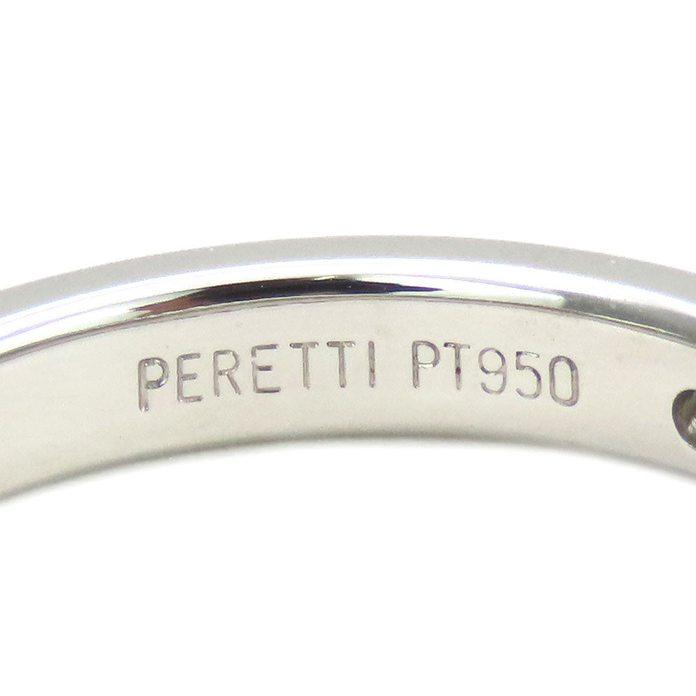 TIFFANY&Co. Ring Pt950Platinum, Diamond Platinum 1PD Stacking band Women Used Authentic