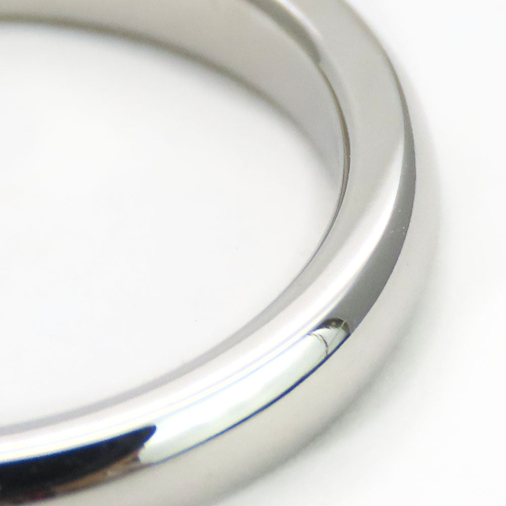 TIFFANY&Co. Ring Pt950Platinum, Diamond Platinum 1PD Stacking band Women Used Authentic