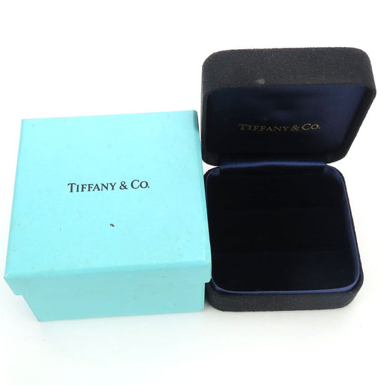 TIFFANY&Co. Ring Pt950Platinum, Diamond Platinum 1PD Stacking band Women Used Authentic