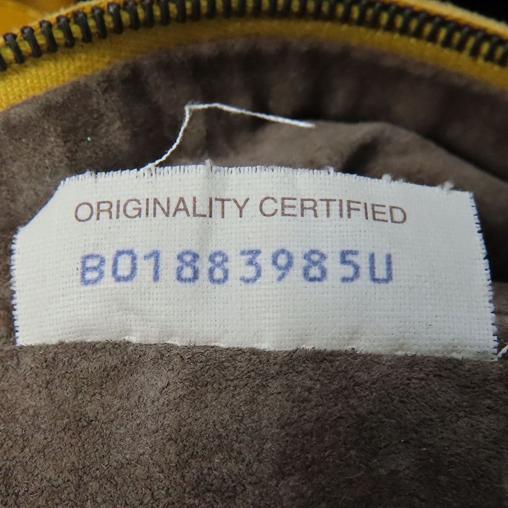 BOTTEGAVENETA Shoulder Bag Calfskin yellow INTRECCIATO Women Used Authentic