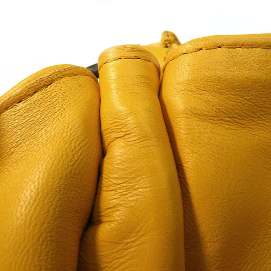 BOTTEGAVENETA Shoulder Bag Calfskin yellow INTRECCIATO Women Used Authentic