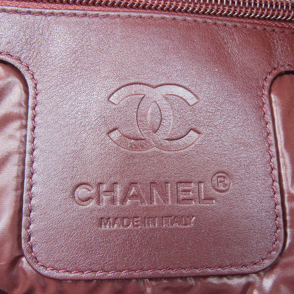CHANEL Tote Bag Nylon black Cococoon Women Used Authentic