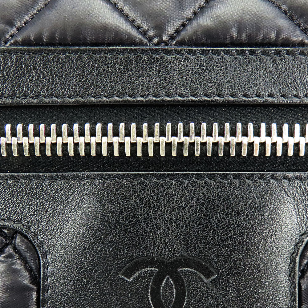 CHANEL Tote Bag Nylon black Cococoon Women Used Authentic