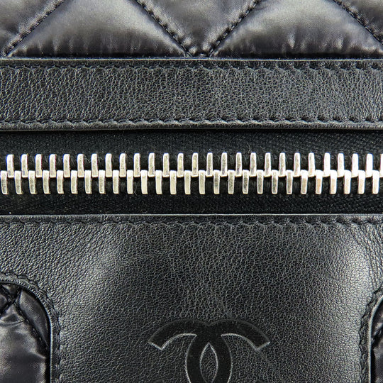 CHANEL Tote Bag Nylon black Cococoon Women Used Authentic