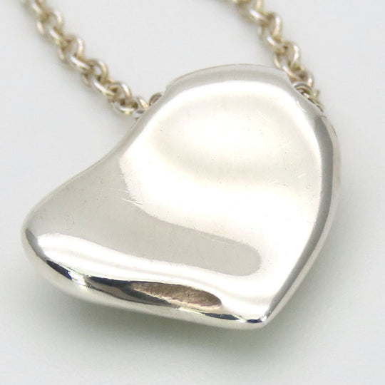 TIFFANY&Co. Necklace Silver925 Silver Full heart Women Used Authentic