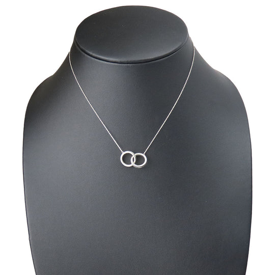 TIFFANY&Co. Necklace Silver925 Silver 1837 Interlocking circle Women Used Authentic