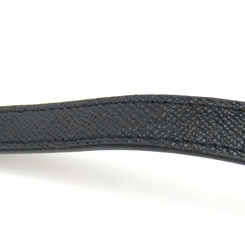 COACH Shoulder Bag C1556 leather black Women Used Authentic