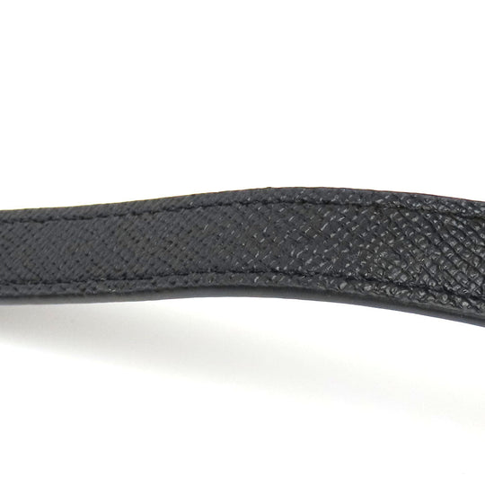 COACH Shoulder Bag C1556 leather black Women Used Authentic