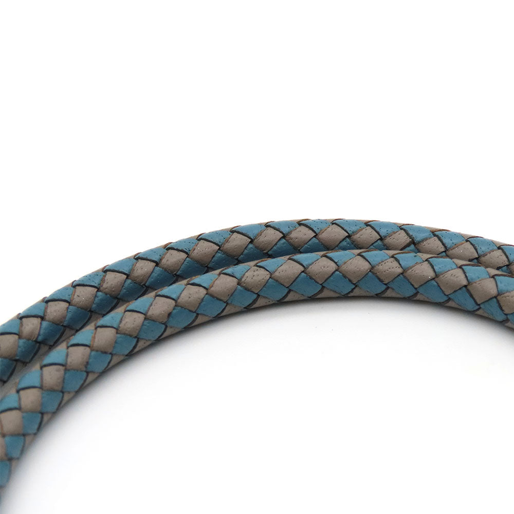 HERMES bracelet Metal, Leather blue Jumbo bless unisex(Unisex) Used Authentic