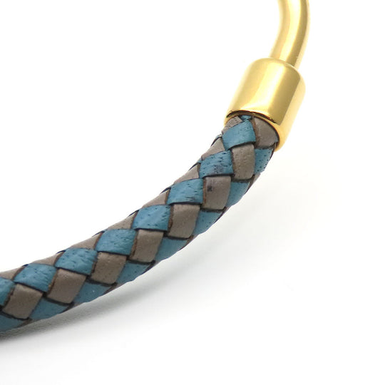 HERMES bracelet Metal, Leather blue Jumbo bless unisex(Unisex) Used Authentic